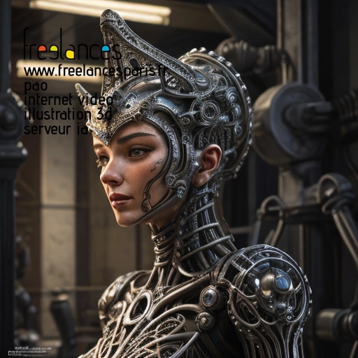 Pao internet vidéo illustration 3d serveur intelligence générative freelance paris studio de création 63WSKGM0